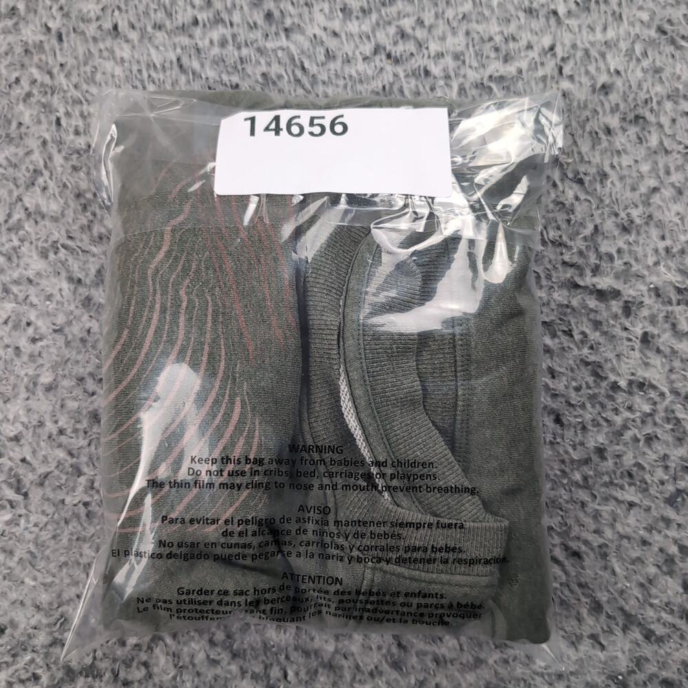 PrAna Sweatshirt Men Small Green Crew Neck Casual Lounge Logo Graphic Athleisure - Picture 6 of 6